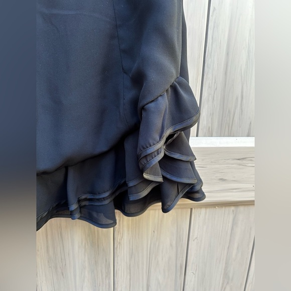 HOUSE OF CB 'Rossella' Black Ruffle Mini Dress - Picture 9 of 15